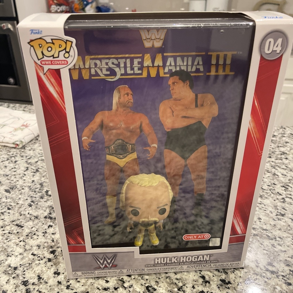 Funko Pop! Slam Cover with case: WWE - Hulk Hogan‎ - Target Exclusive #4